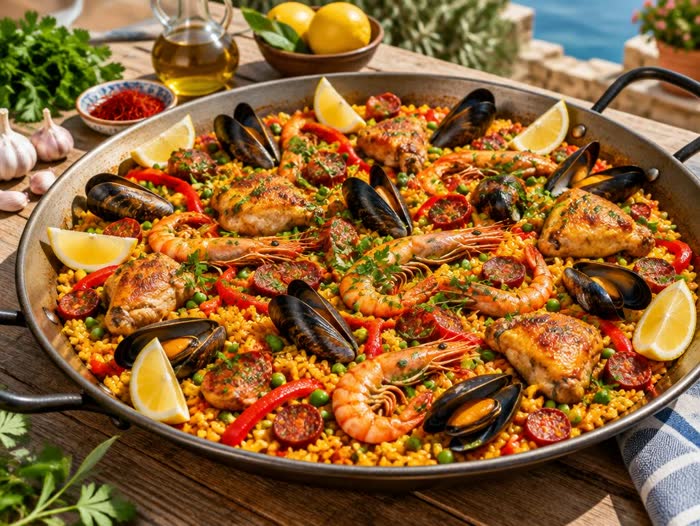 Paella sur commande