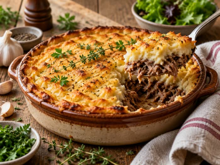 Parmentier de canard