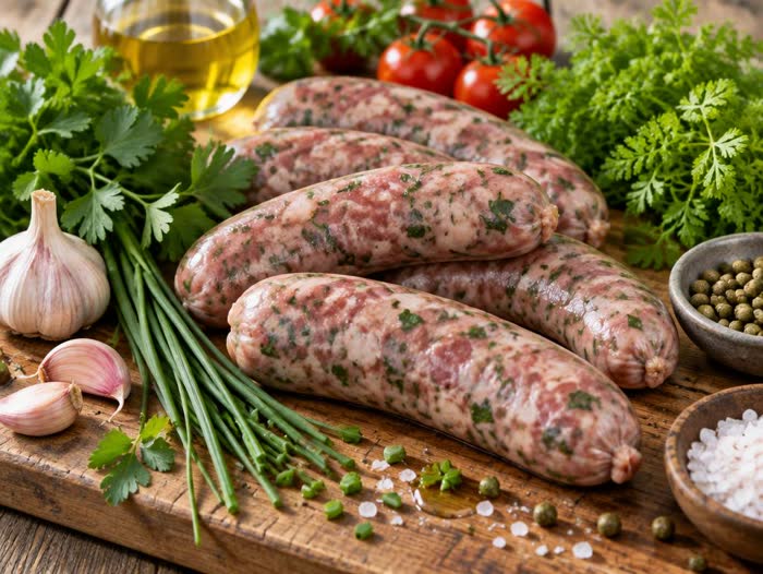 Saucisse aux herbes